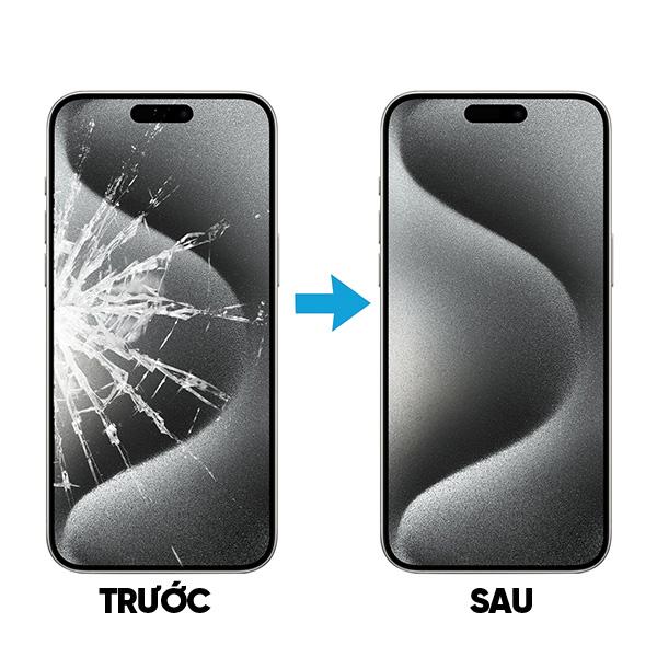 Ép kính iPhone 15 Pro Max