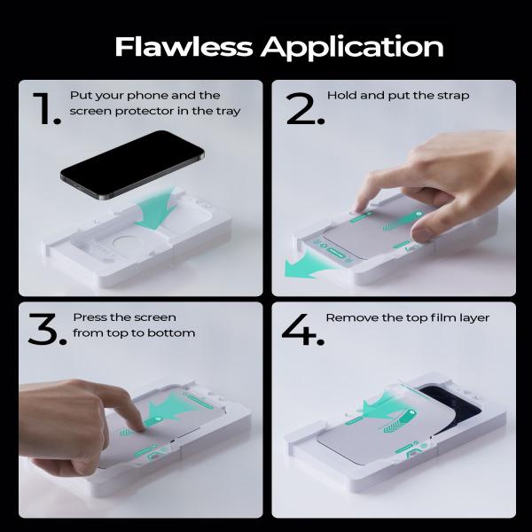 Cường Lực AUKEY iPhone 15 Pro Max ClearView