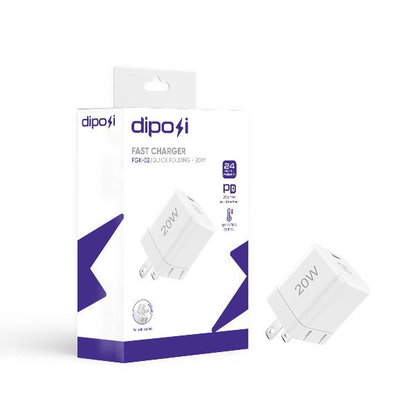 Củ Sạc Nhanh DIPOSI USB-C PD20W Chính Hãng