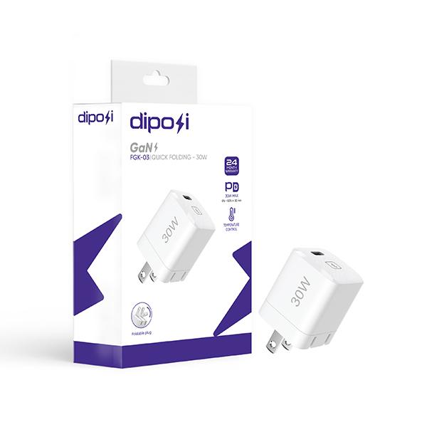 Củ Sạc Nhanh DIPOSI USB-C PD30W GaN Chính Hãng