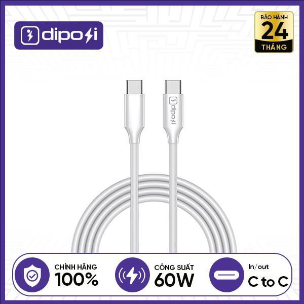 Cáp Sạc C-C DIPOSI Thunder Cable 60W Chính Hãng