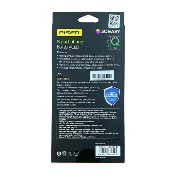 Thay Pin iPhone 13 Pro - Chính Hãng Pisen