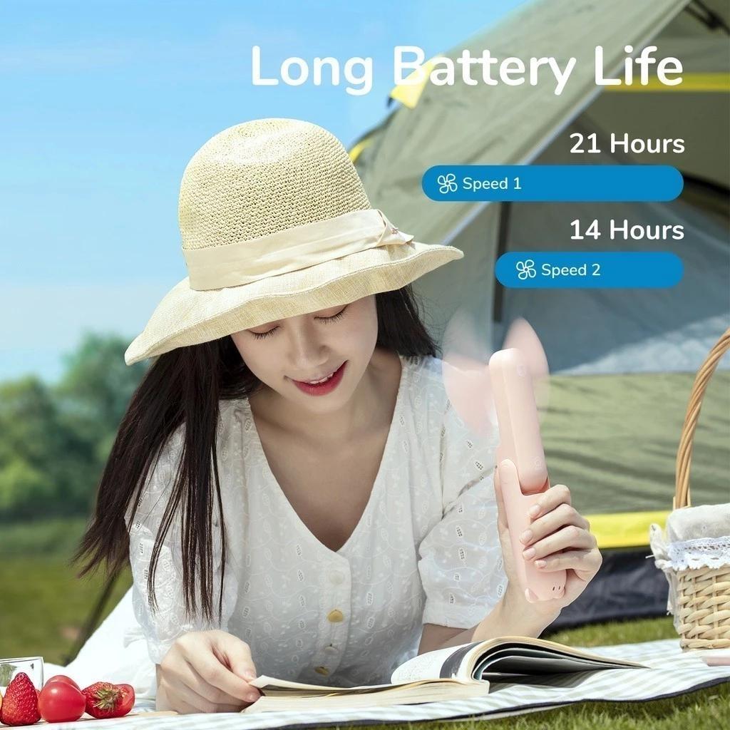 Quạt cầm tay mini 3 in 1 Jisulife F8X 4500mAh Chính Hãng