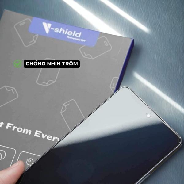 Miếng Dán màn hình V-Shield chống nhìn trộm nhám điện thoại iPhone | Samsung | Xiaomi | Oppo  