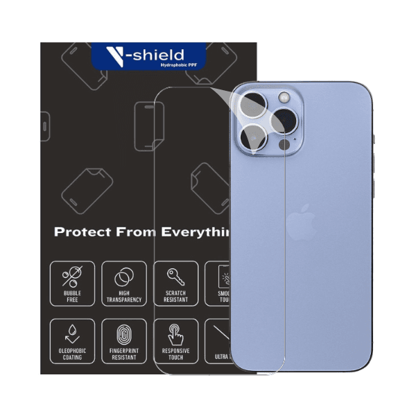 Miếng Dán mặt lưng V-Shield Back Film trong suốt điện thoại iPhone | Samsung | Xiaomi | Oppo 