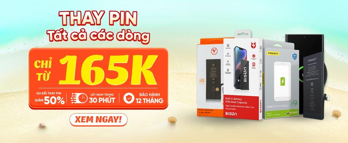 THAY PIN ĐIỆN THOẠI - CHỈ TỪ 165K