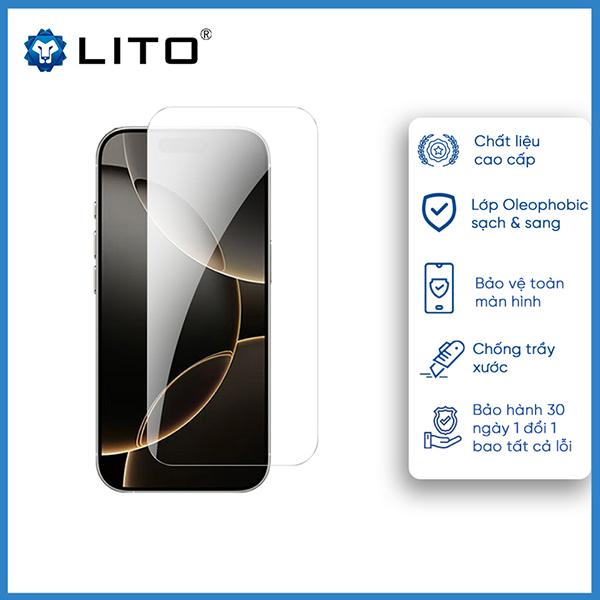 Cường Lực iPhone LITO HD Pro Full Cover Trong Suốt LT-D20