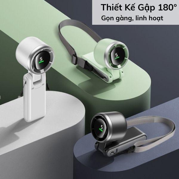 Quạt mini cầm tay AOSIMAX Mini Foldable Turbo N607 3600mAh