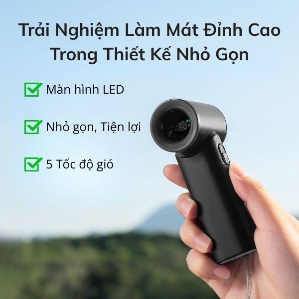 Quạt mini cầm tay AOSIMAX Mini Turbo N610 3000mAh