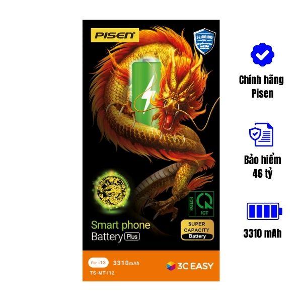 Thay Pin iPhone 12 Pro Dung Lượng Siêu Cao - Chính Hãng Pisen
