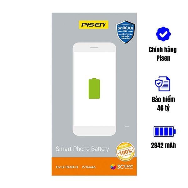 Thay Pin iPhone X - Chính Hãng Pisen