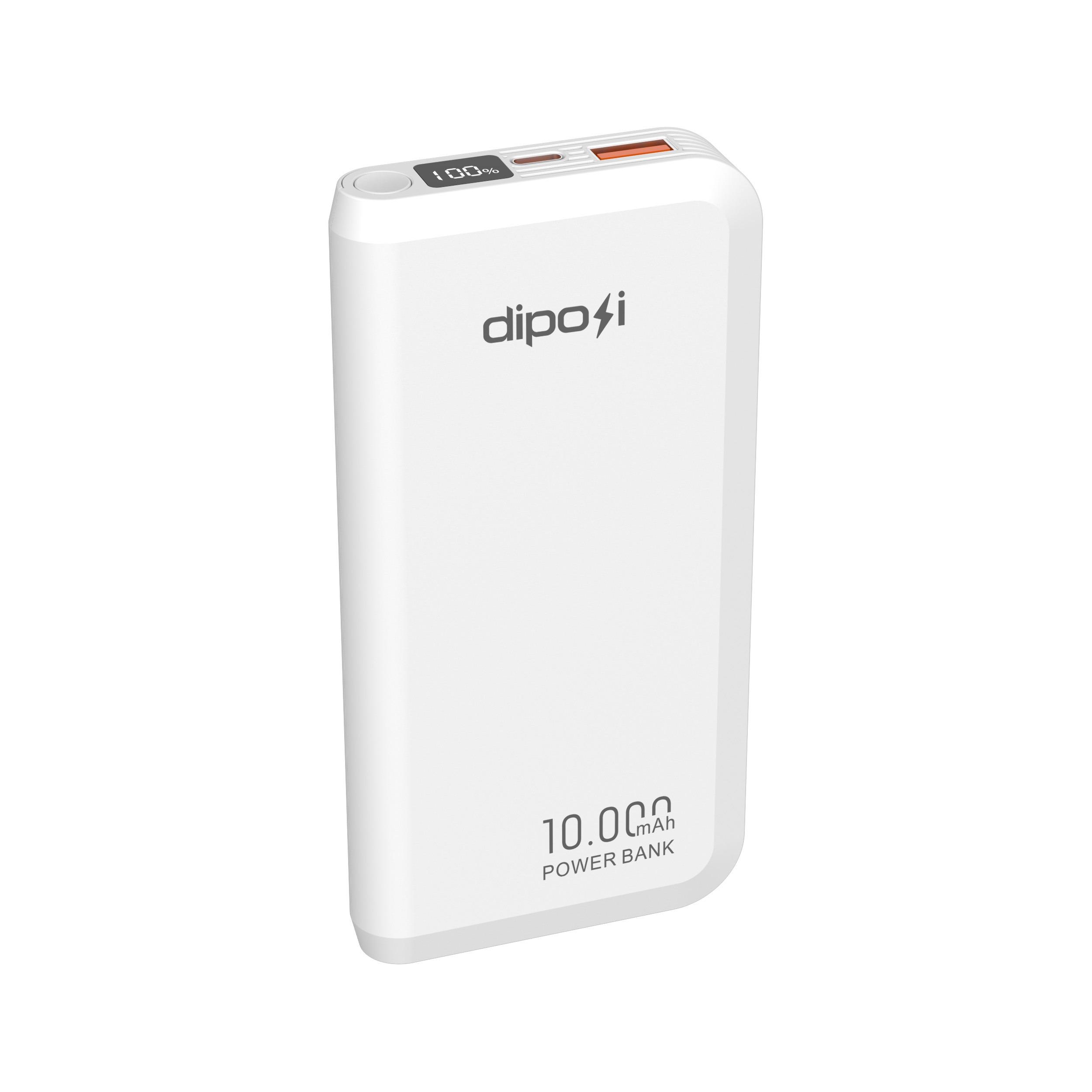 Pin Sạc Dự Phòng DIPOSI DiPow Digital Display Fast Charge 10,000mAh 22.5W PGK-01 Chính Hãng