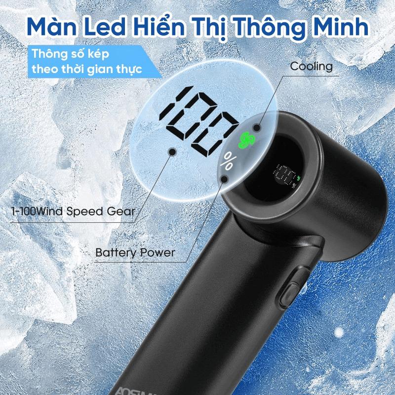Quạt mini cầm tay AOSIMAX Mini Turbo N610 3000mAh