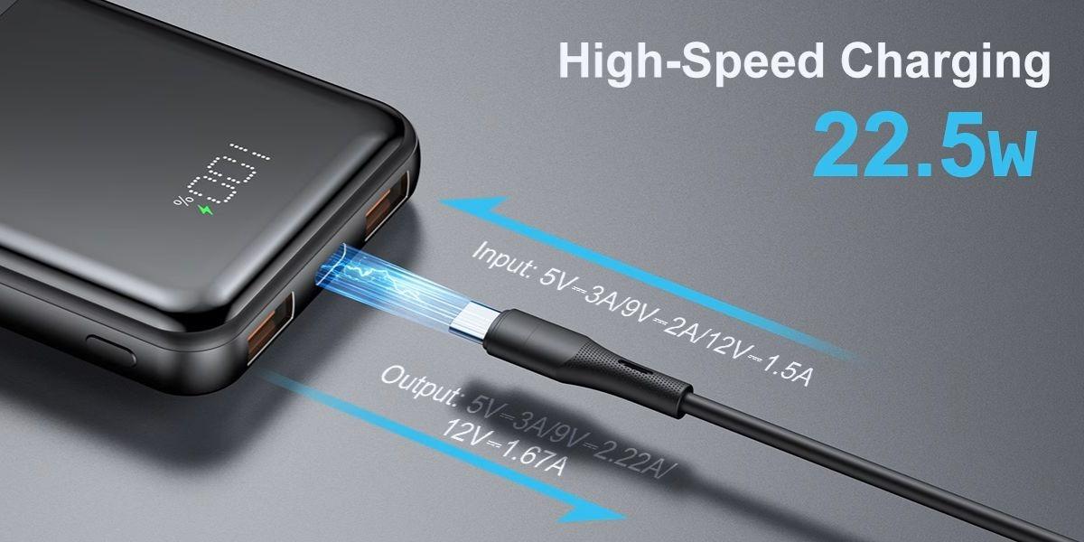 Pin Sạc Dự Phòng Trusmi Digital PB03 Kèm Cáp 10.000mAh PD 22.5W Chính Hãng 