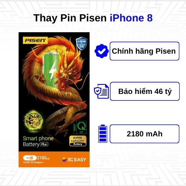 Thay Pin iPhone 8 - Chính Hãng Pisen