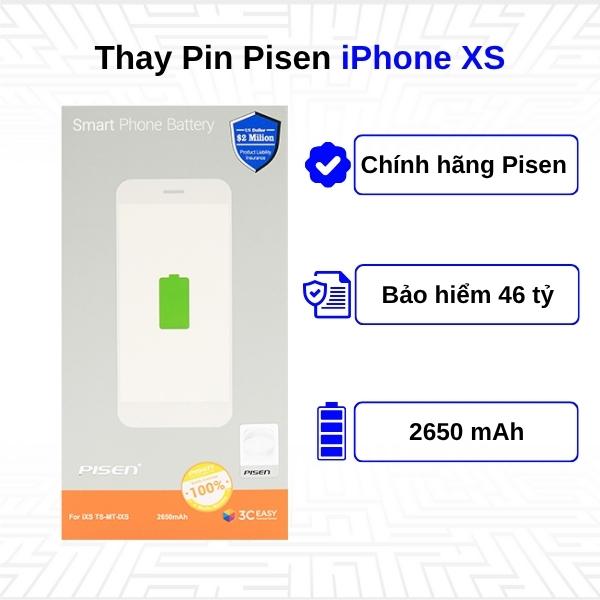 Thay Pin iPhone XS - Chính Hãng Pisen