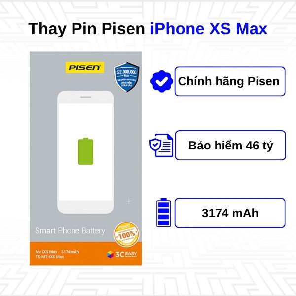 Thay Pin iPhone XS Max - Chính Hãng Pisen