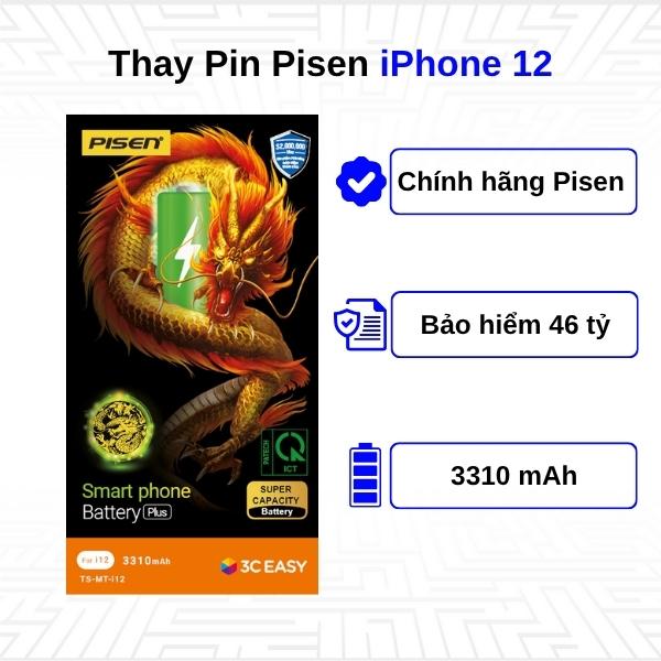 Thay Pin iPhone 12 - Chính Hãng Pisen