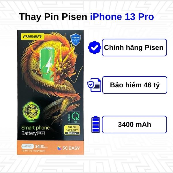 Thay Pin iPhone 13 Pro - Chính Hãng Pisen