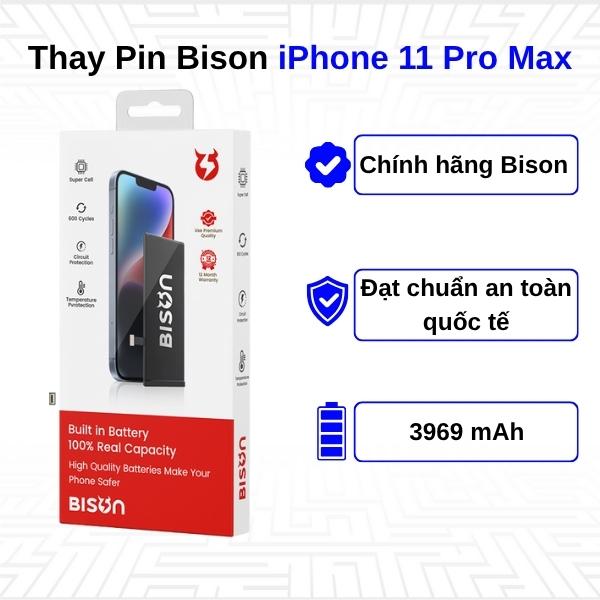 Thay Pin iPhone 11 Pro Max - Chính Hãng Bison