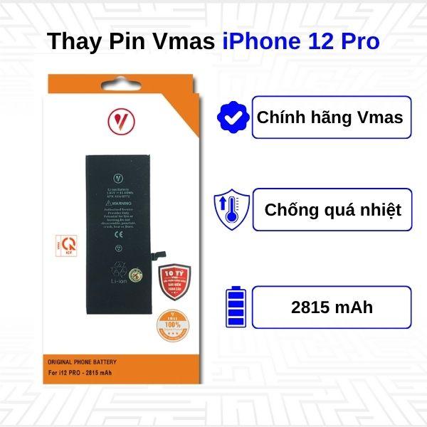 Thay Pin iPhone 12 Pro - Chính Hãng Vmas