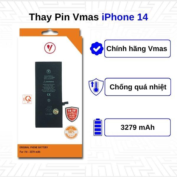 Thay Pin iPhone 14 - Chính Hãng Vmas