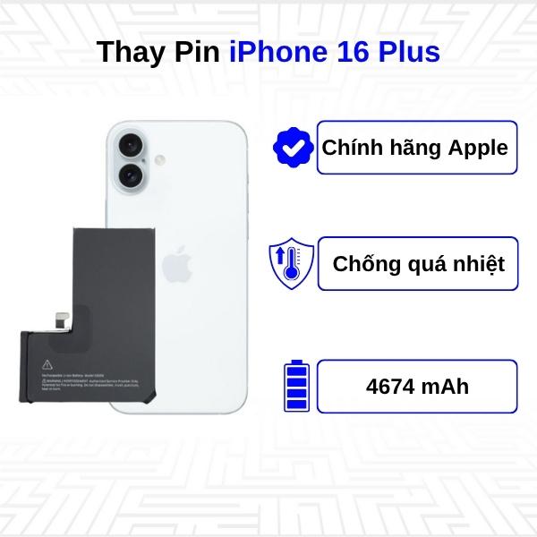 Thay Pin iPhone 16  Plus
