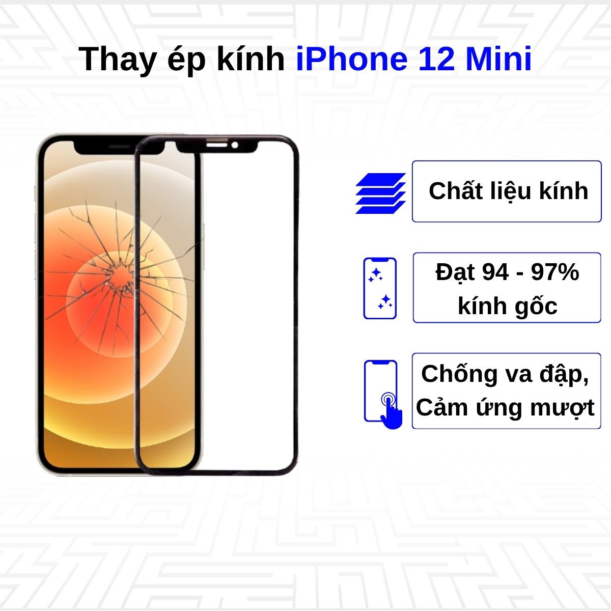 Ép kính iPhone 12 Mini