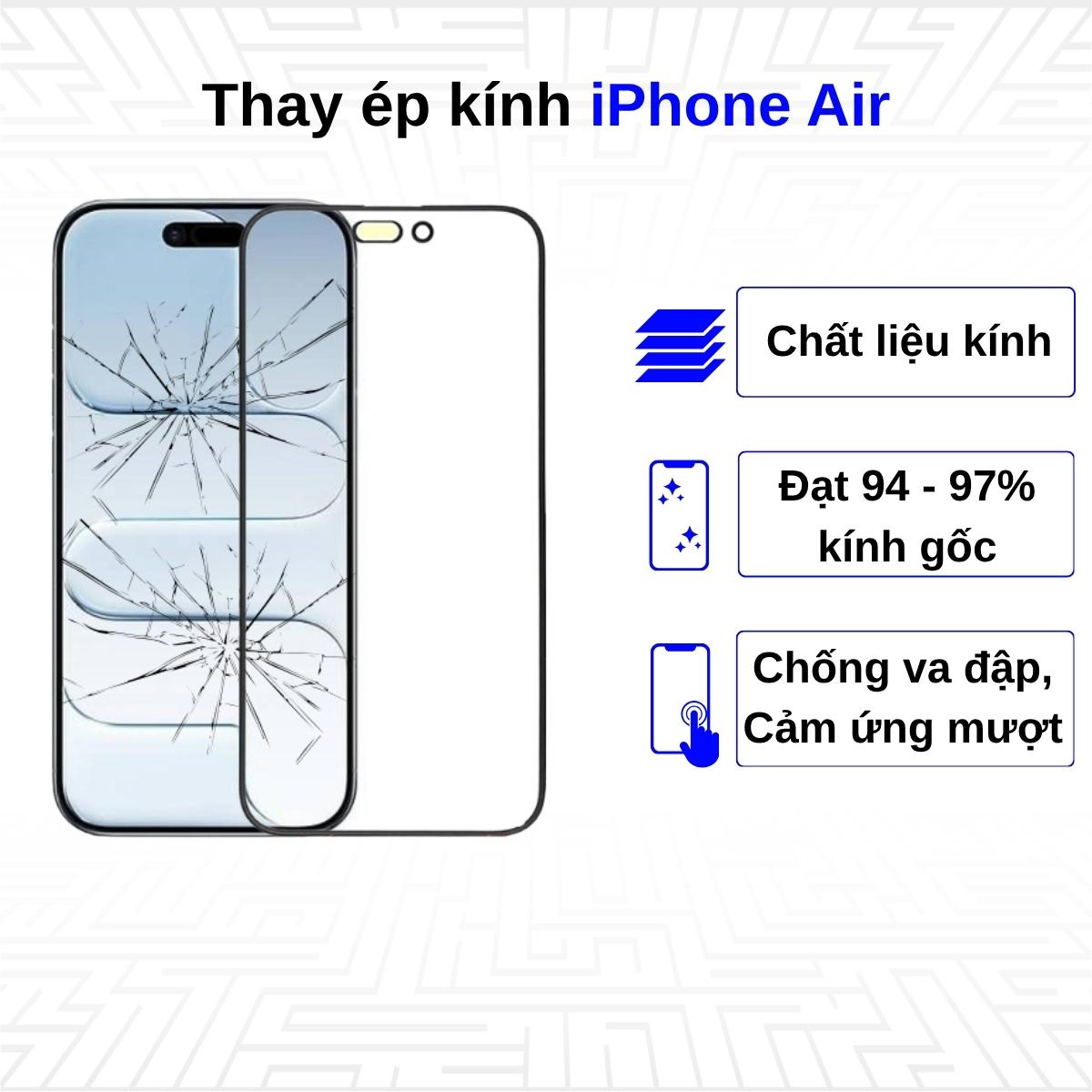 Ép kính iPhone Air
