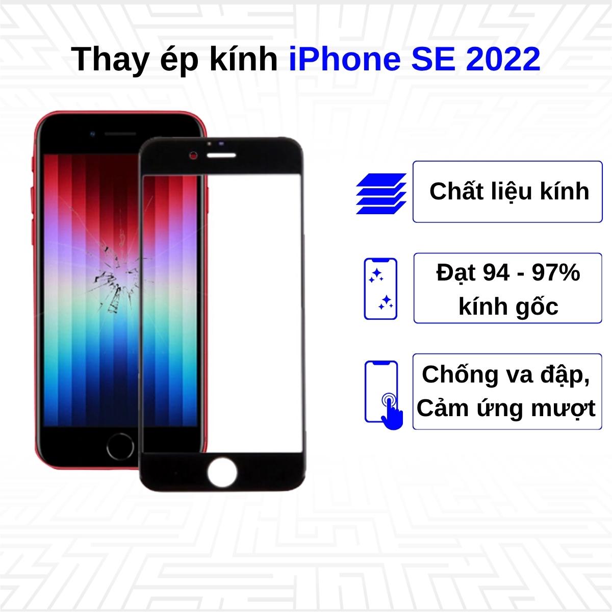 Ép kính iPhone SE 2022