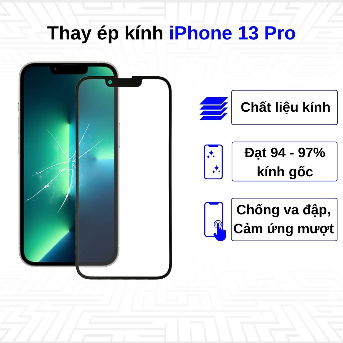 Ép kính iPhone 13 Pro