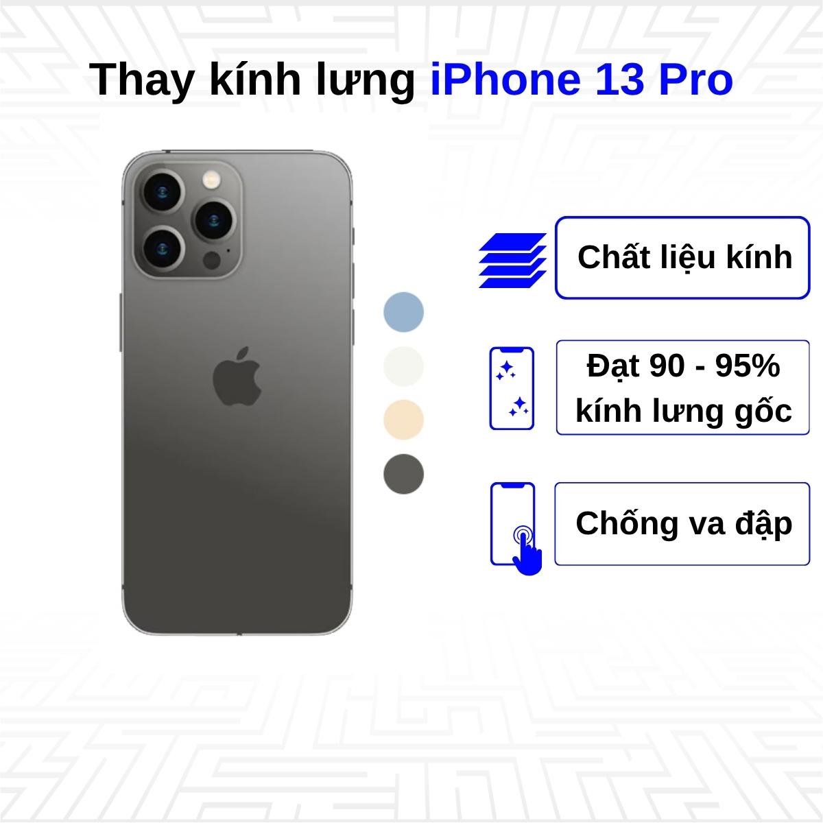 Thay kính lưng iPhone 13 Pro
