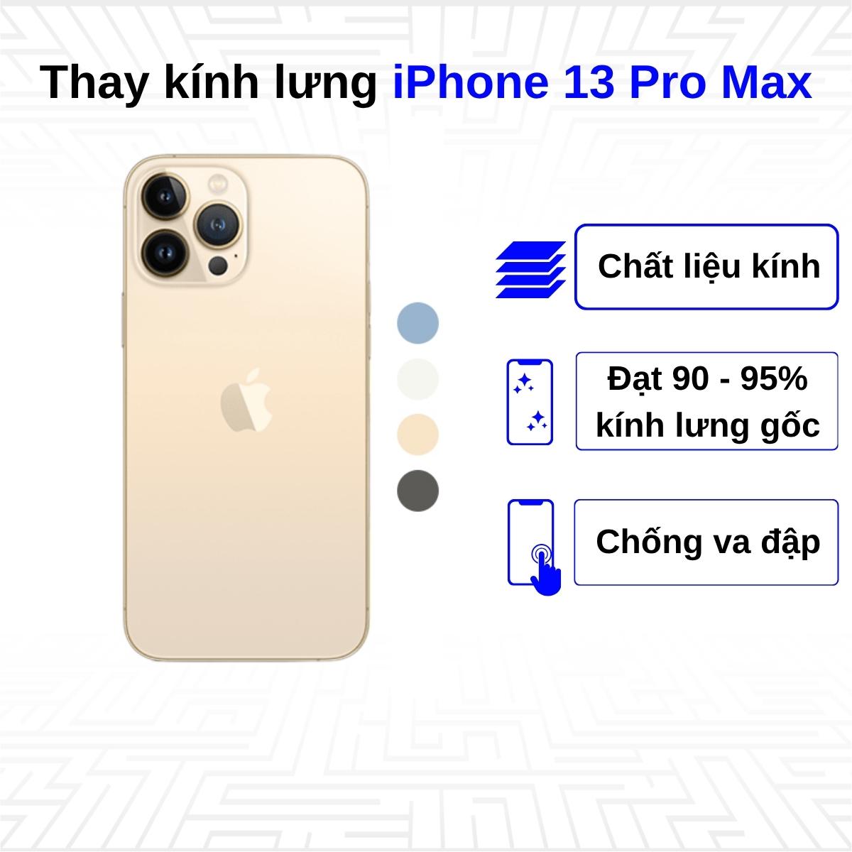 Thay kính lưng iPhone 13 Pro Max