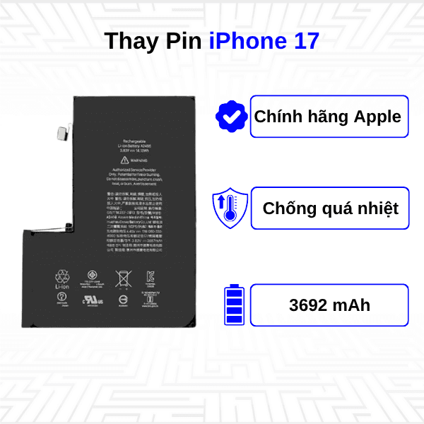 Thay Pin iPhone 17