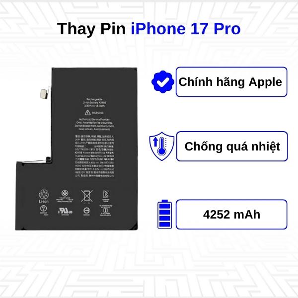 Thay Pin iPhone 17 Pro