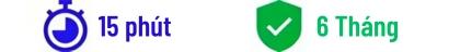 Left: Sửa 15 phút - 6 tháng