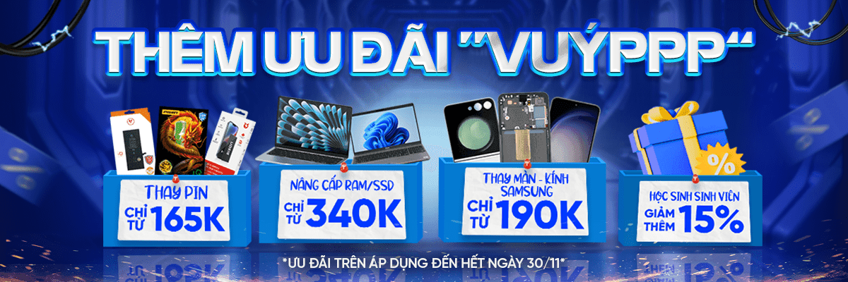 THÊM ƯU ĐÃI "VUÝP"