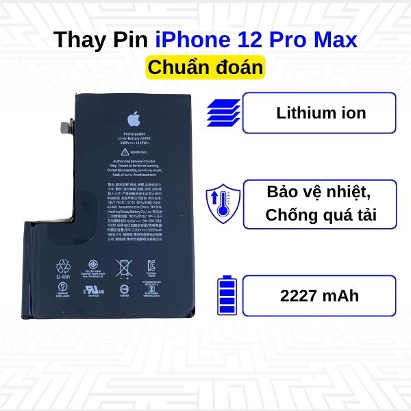 Thay Pin iPhone 12 Pro Max - Chuẩn đoán