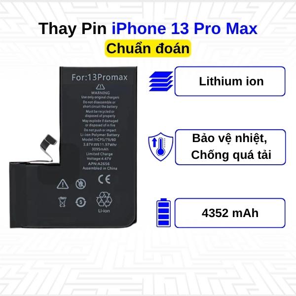 Thay Pin iPhone 13 Pro Max - Chuẩn đoán