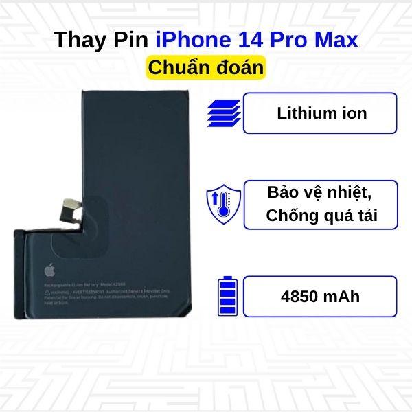 Thay Pin iPhone 14 Pro Max - Chuẩn đoán