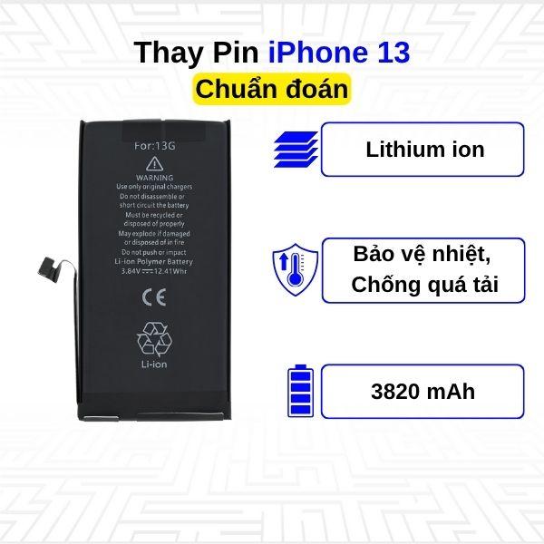 Thay Pin iPhone 13 - Chuẩn đoán