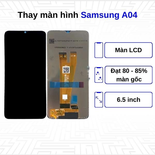 Thay màn hình Samsung Galaxy A04