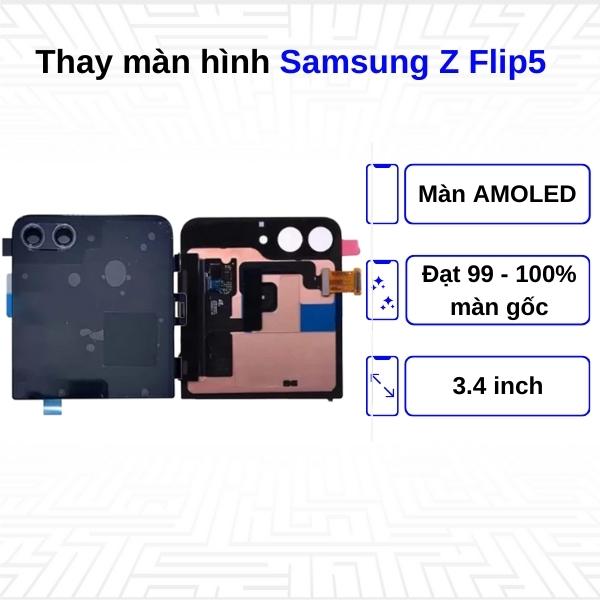 Thay màn hình Samsung Galaxy Z Flip5 - Chính hãng Samsung