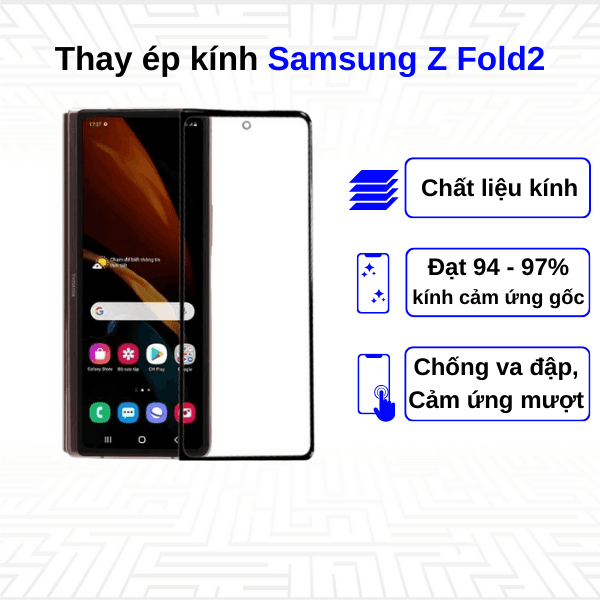 Ép kính màn hình Samsung Galaxy Z Fold 2 5G