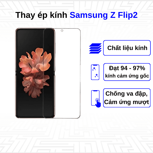 Ép kính màn hình Samsung Galaxy Z Flip 2 5G