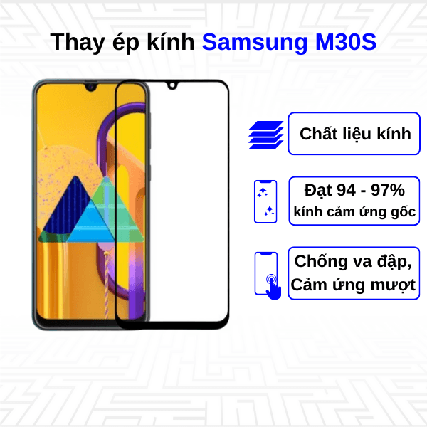 Ép kính màn hình Samsung Galaxy M30S