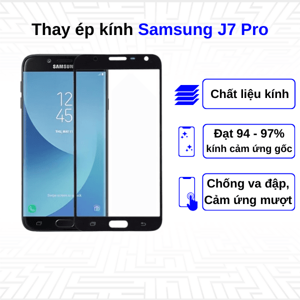 Ép kính màn hình Samsung Galaxy J7 Pro
