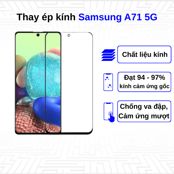 Ép kính màn hình Samsung Galaxy A71 5G