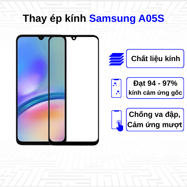 Ép kính màn hình Samsung Galaxy A05S