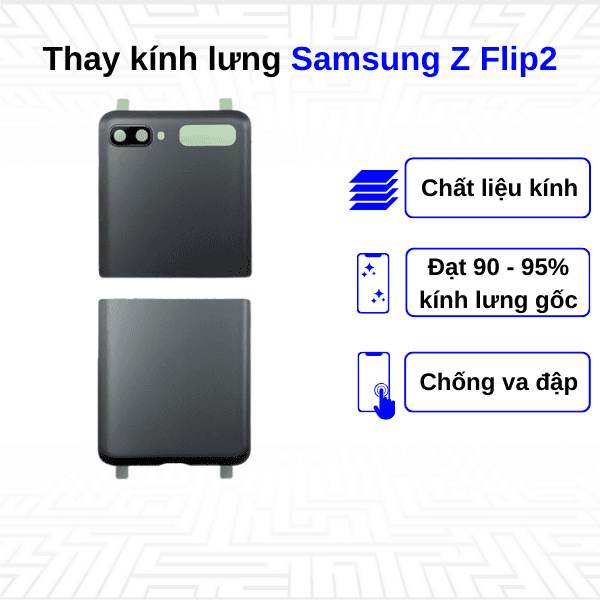 Thay kính lưng Samsung Galaxy Z Flip2